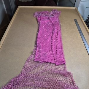 Endless Rose Fuchsia Beaded Dress